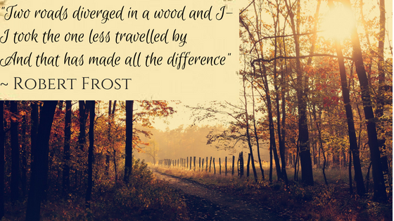 Robert Frost Quote Graphic